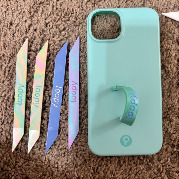 Loopy Mint Green Phone Case with extra loops - Picture 1 of 1